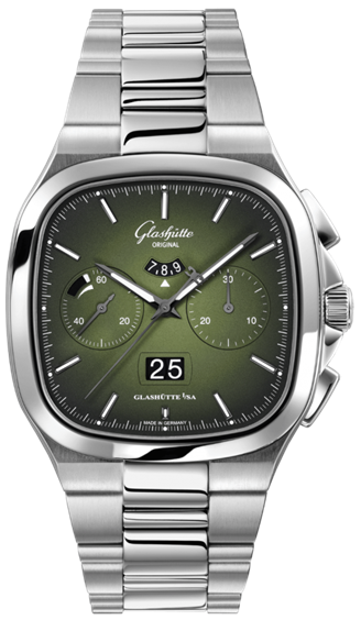 Orologio Glashütte Original Uomo Seventies Chronograph Panorama Date in Acciaio W13702090270 - W13702090270